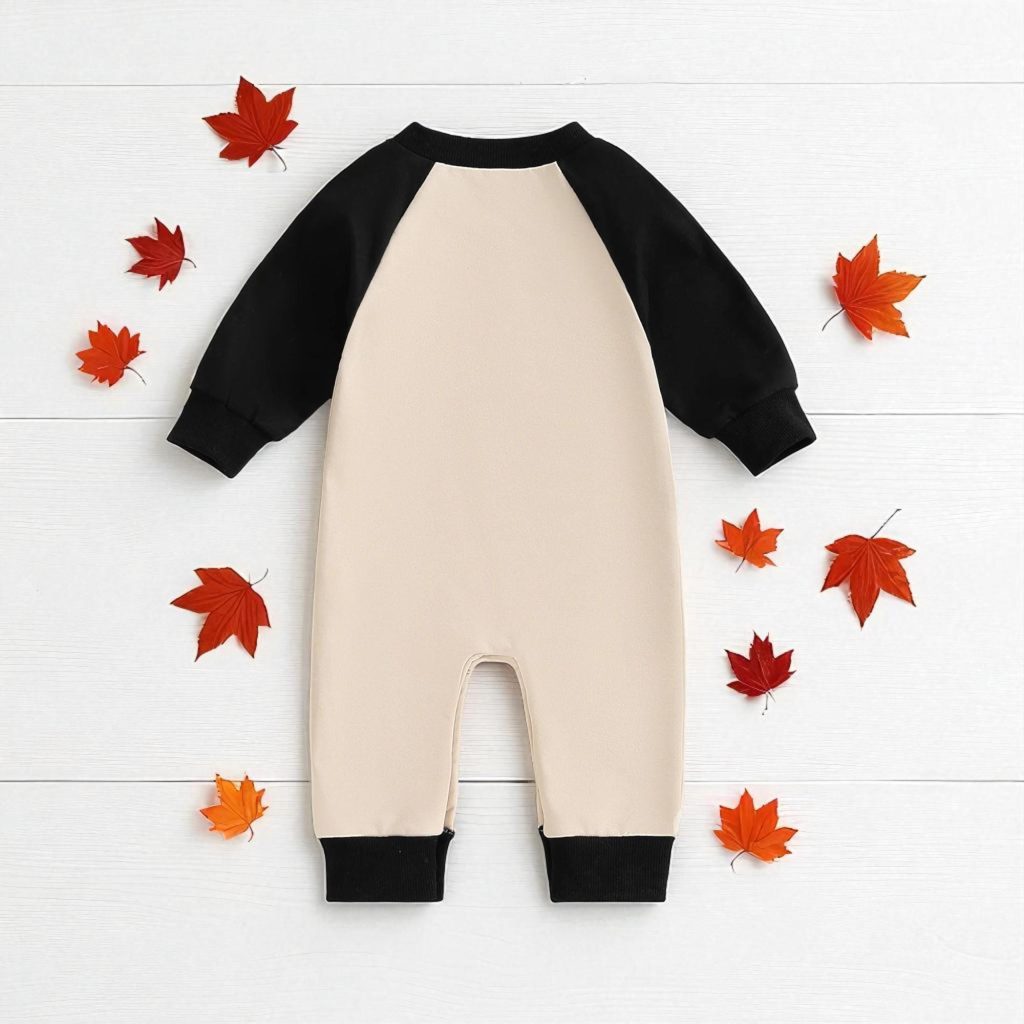 Baby Pumpkin Ghost Boo Onesie, Baby Boy Girl Halloween Raglan Sleeve Bodysuit, Newborn Cute Halloween Fall Jumpsuit, Baby Shower Gift