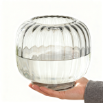 水耕栽培植物のための創造的なガラスプランター アクアポニックス コンテナー＆花の装飾品