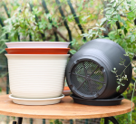 4 pack Eco-friendly resin flower pots, available in various sizes and colors - Imagen 4