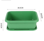 2 rectangular planters for growing vegetables and flowers - Bild 4